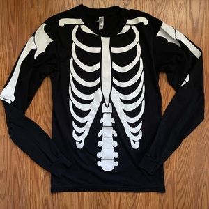 GLOW IN THE DARK skeleton shirt